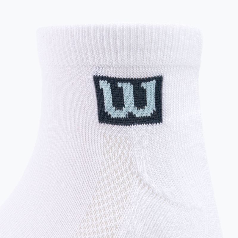Calzini da allenamento Wilson da uomo 3PP Premium Low Cut 3 confezioni bianco W8F1W-3730 3