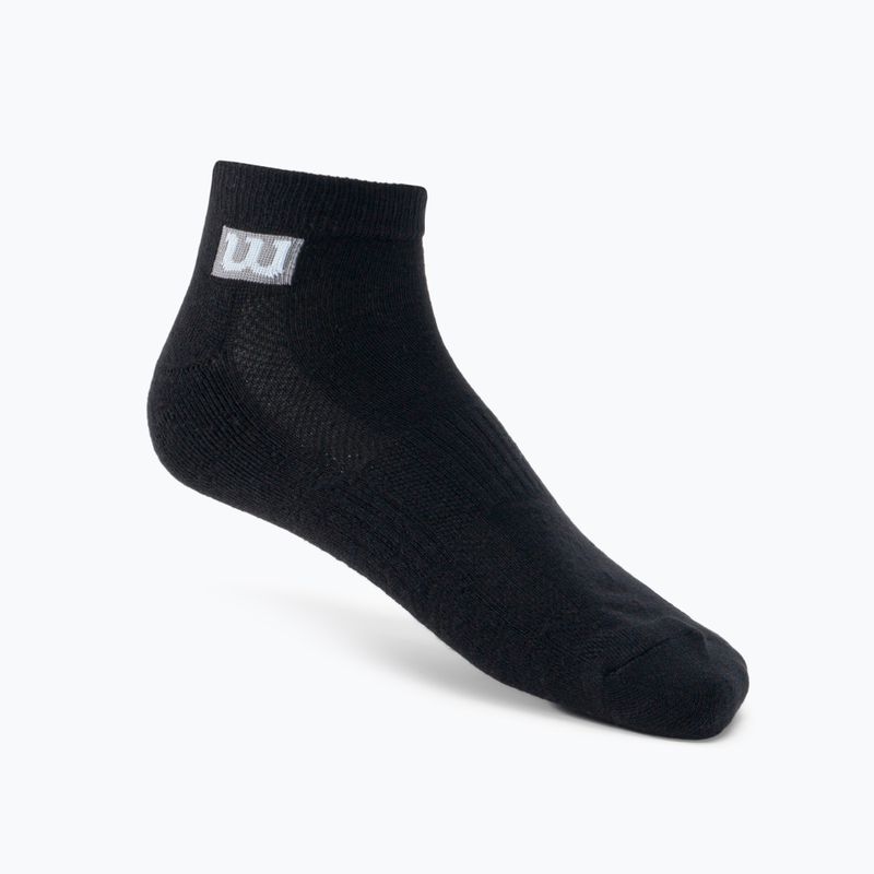 Calzini da allenamento Wilson da uomo 3PP Premium Low Cut 3 confezioni nero W8F2B-3730