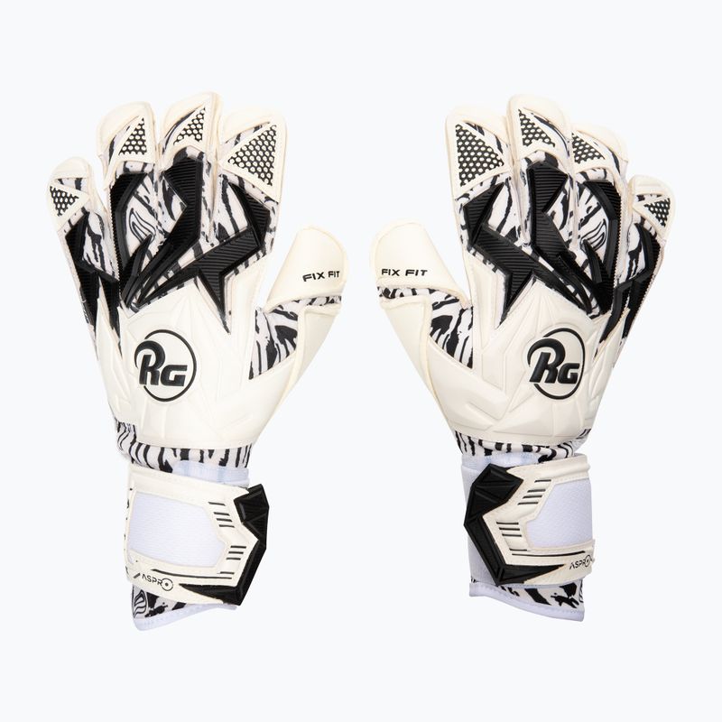 Guanti da portiere RG Aspro 21/22 bianco/nero