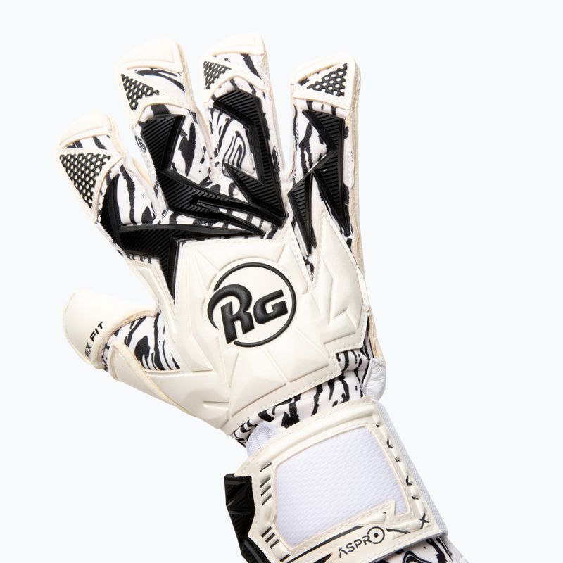 Guanti da portiere RG Aspro 21/22 bianco/nero 3