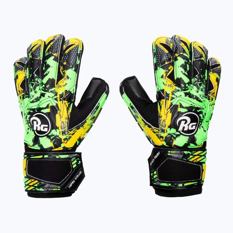 Guanti da portiere RG Aspro 4train nero/verde