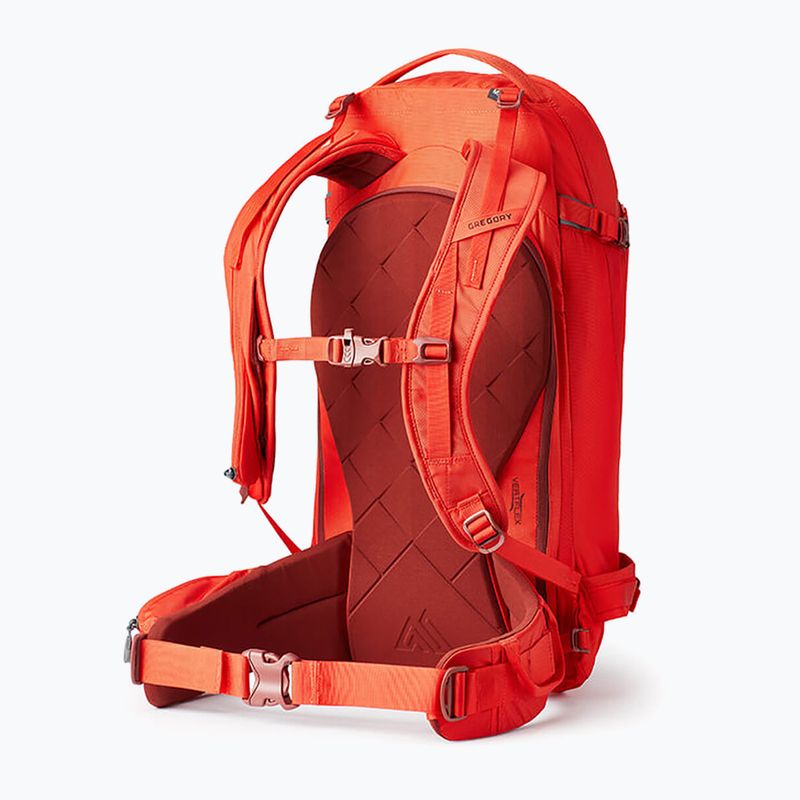 Gregory Targhee zaino da paracadutismo da uomo 32 l L rosso lava 2
