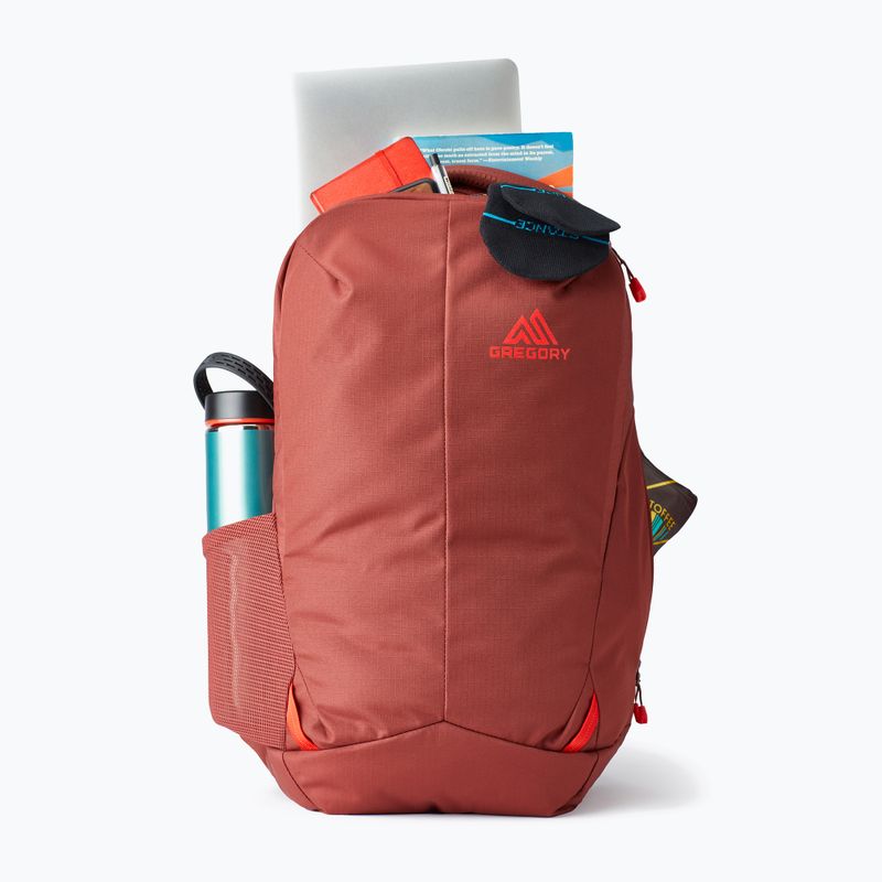 Zaino da trekking Gregory Rhune 22 l rosso mattone 3