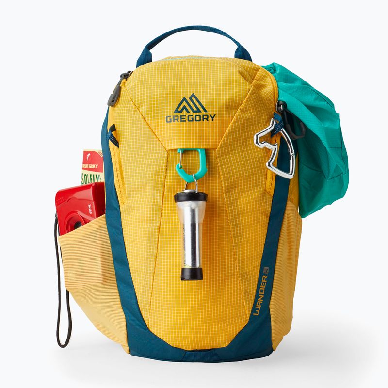 Zaino da trekking per bambini Gregory Wander 8 l giallo acqua 3