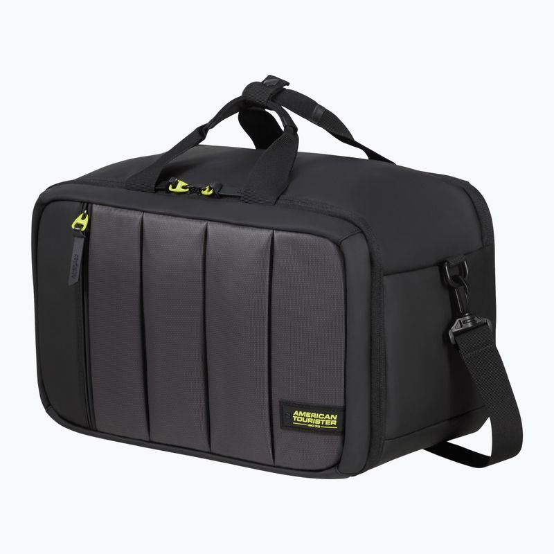 American Tourister Borsa da imbarco a 3 vie 23,5 l nero/lime 2