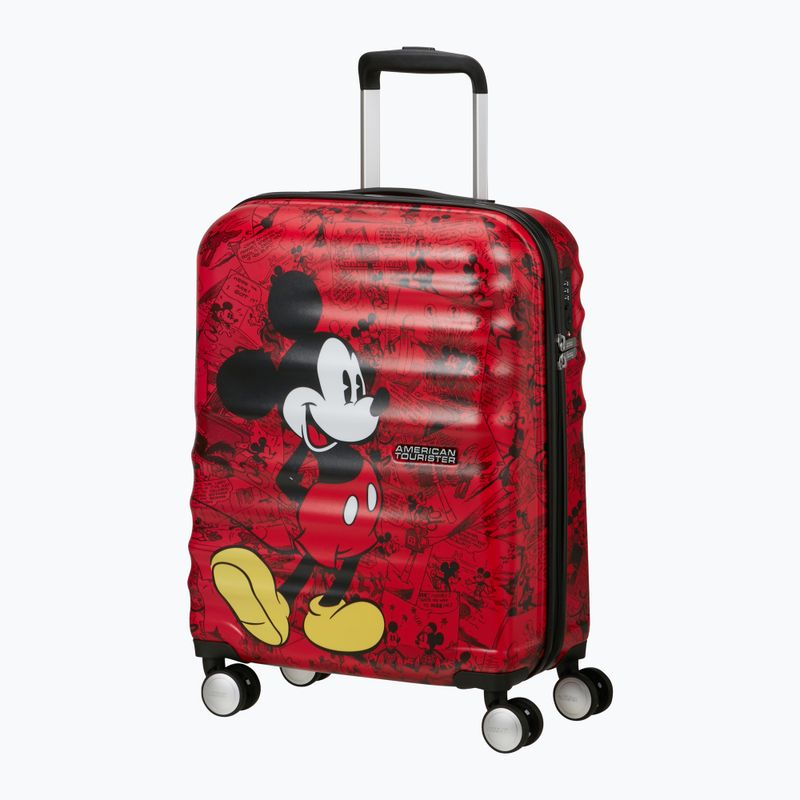 Valigia da viaggio American Tourister Disney Wavebreaker 36 l mickey comics red 4