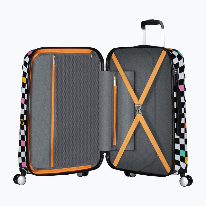Valigia da viaggio American Tourister Disney Wavebreaker 64 l mickey check 6