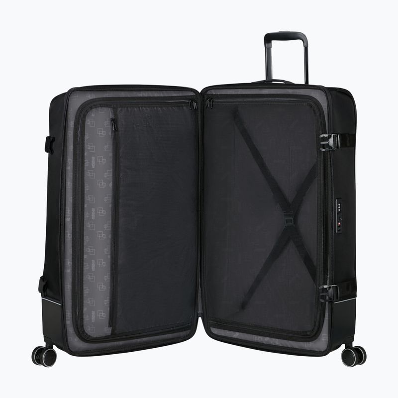 American Tourister Urban Truck Cabin Spinner L 106 l valigia da viaggio nero asfalto 5