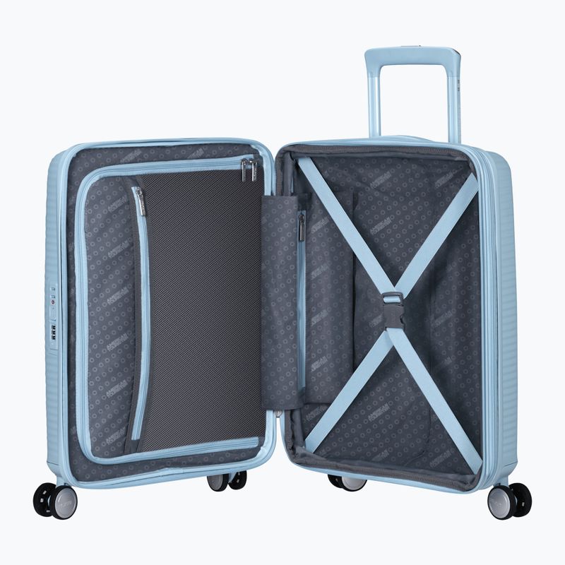 Valigia da viaggio American Tourister Soundbox 41 l blu pastello 6