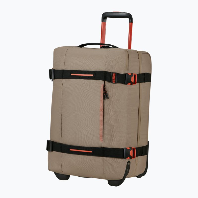 American Tourister Urban Track Duffle con ruote 55 l beige / arancione 4