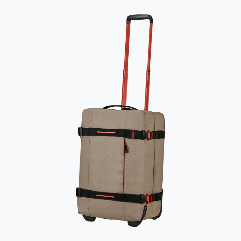 American Tourister Urban Track Duffle con ruote 55 l beige / arancione 6