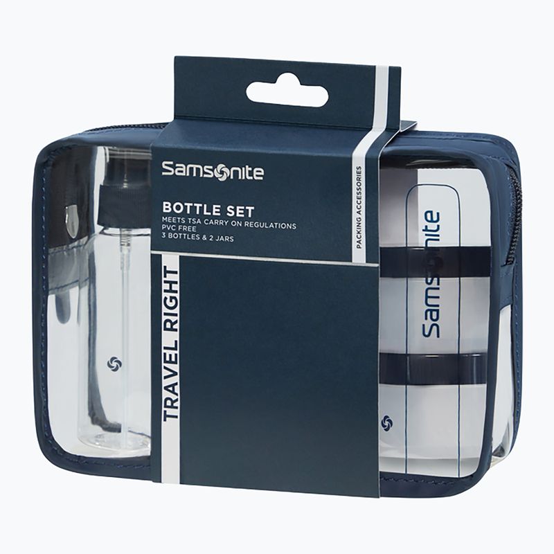 Set di bottiglie da viaggio Samsonite Bottle blue 3