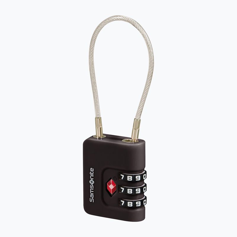Lucchetto Samsonite Cablelock 3 Dial TSA black 2