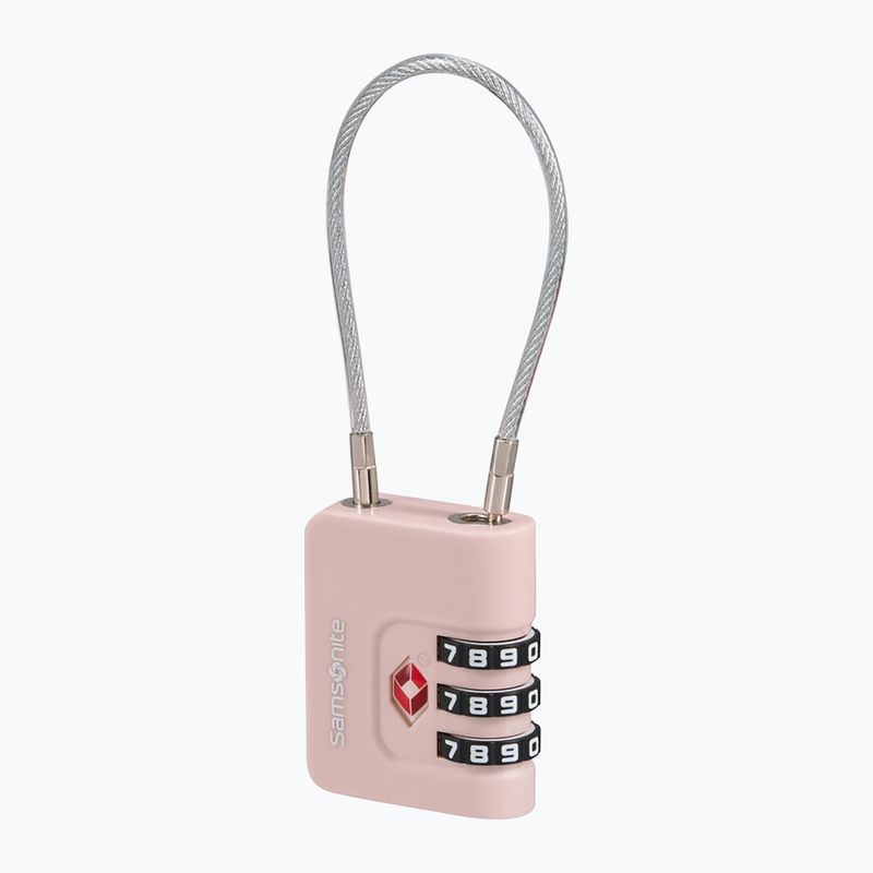 Lucchetto Samsonite Cablelock 3 Dial TSA rose 2