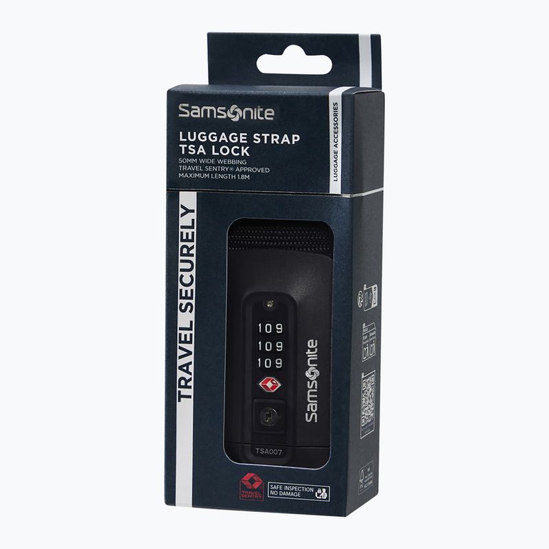 Cinghia di fissaggio per valigia Samsonite Revolution black 3