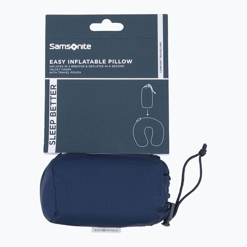 Cuscino da viaggio Samsonite Easy Inflatable midnight blue 3