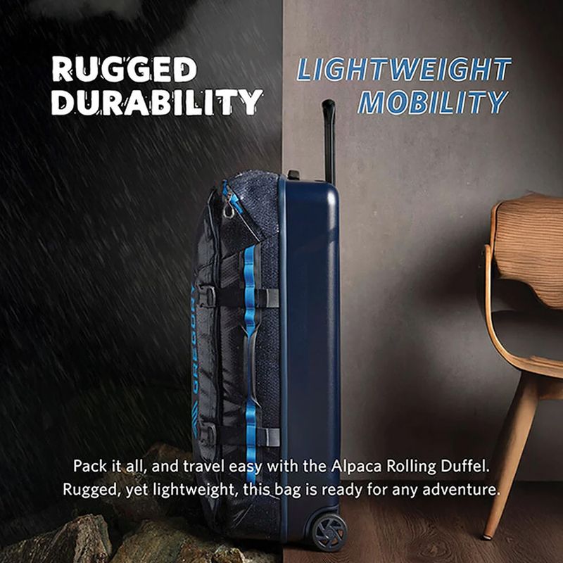 Borsone da viaggio Gregory Alpaca Wheeled Duffel 100 l obsidian black 6