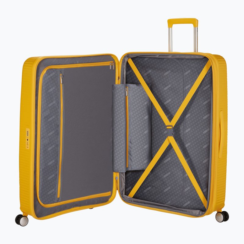 Valigia da viaggio American Tourister Soundbox 82 130 l golden yellow 6