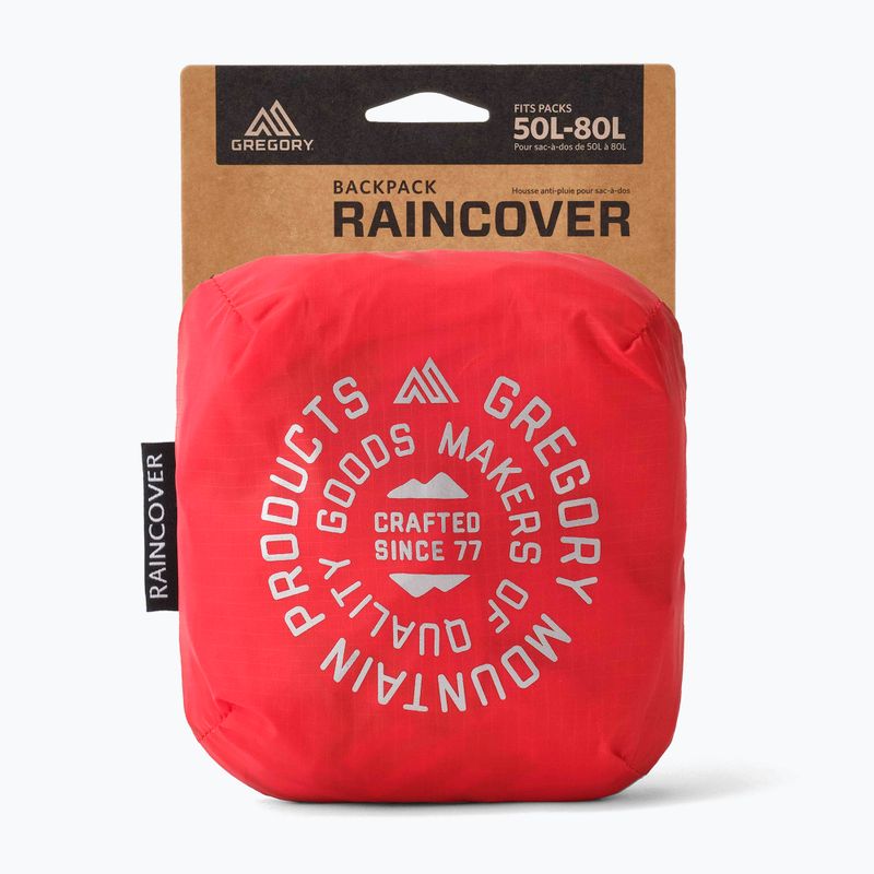 Copertura per zaino Gregory Raincover 50-80 l beaming red 2