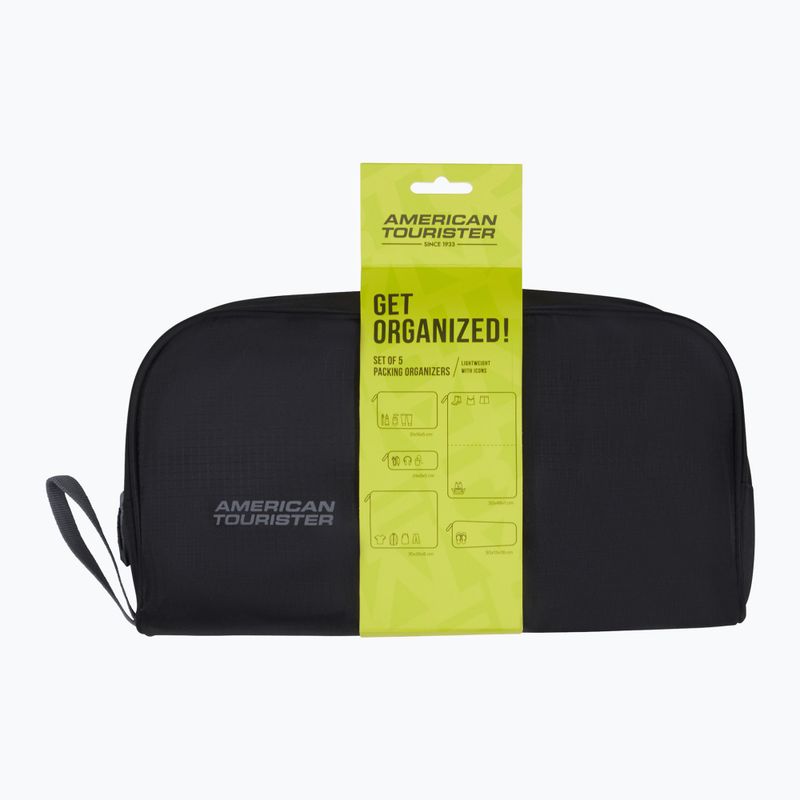 Set di organizerów American Tourister Packing 5 pcs. black/grey 8