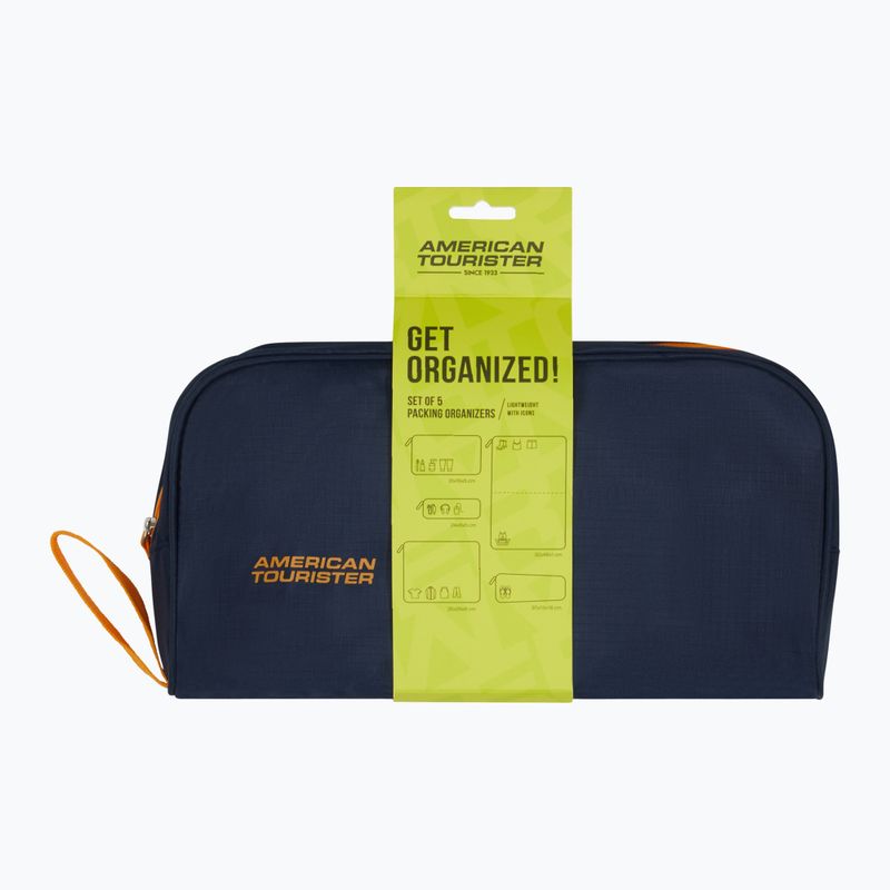 Set di organizerów American Tourister Packing 5 pcs. navy/orange 8