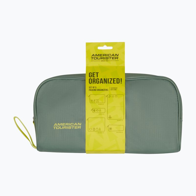 Set di organizerów American Tourister Packing 5 pcs. olive/lime 8