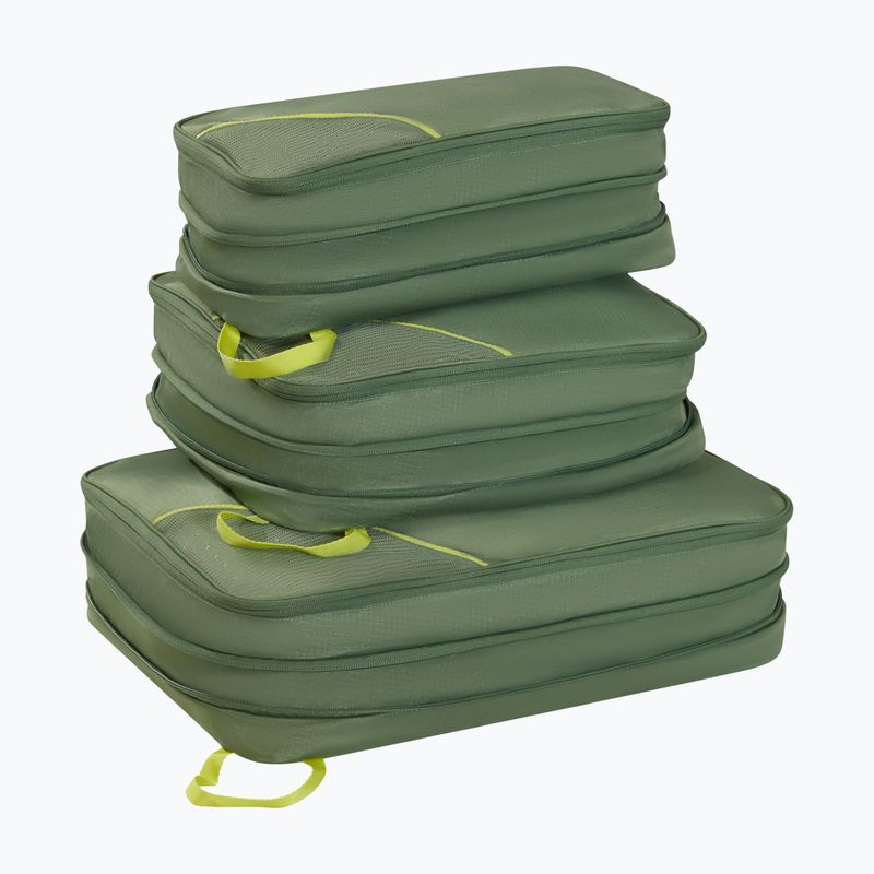 Set di organizerów American Tourister Packing S/M/L 3 pcs. olive/lime 3