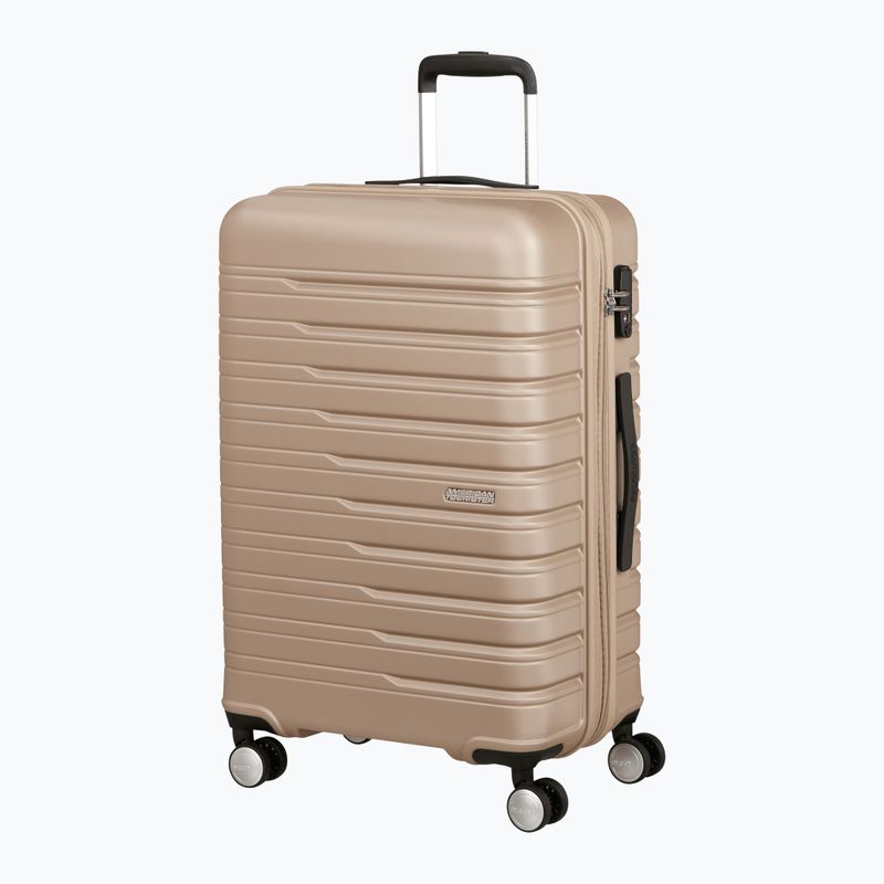Valigia da viaggio American Tourister Flashline Spinner 67 75 l ivory gold 2