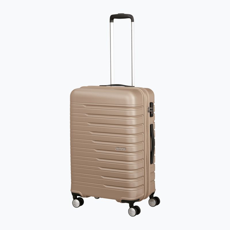Valigia da viaggio American Tourister Flashline Spinner 67 75 l ivory gold 5