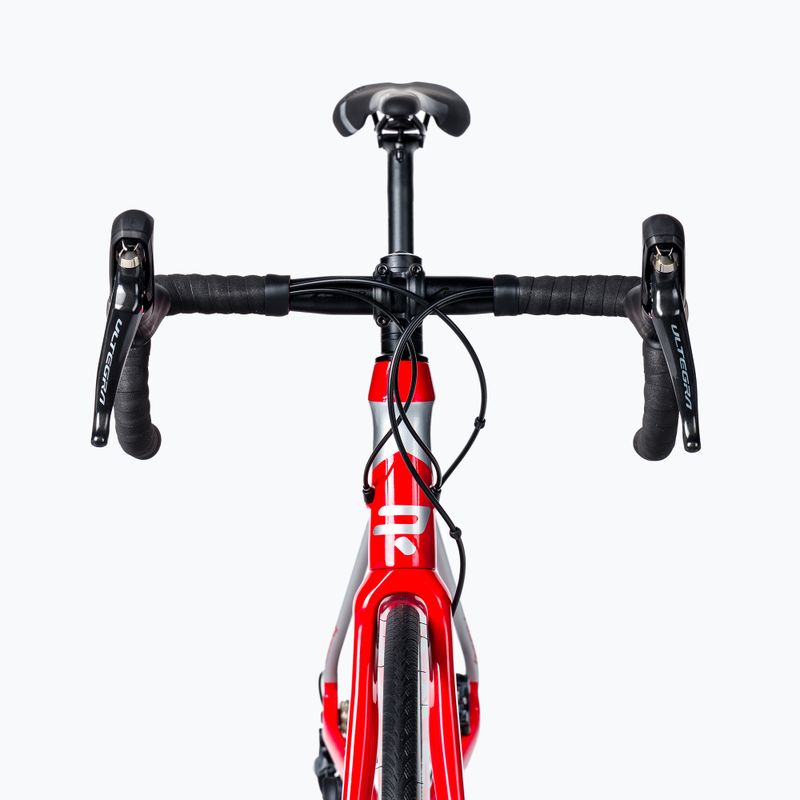 Ridley Fenix SL Disc Ultegra FSD08Cs argento/rosso bici da corsa 4