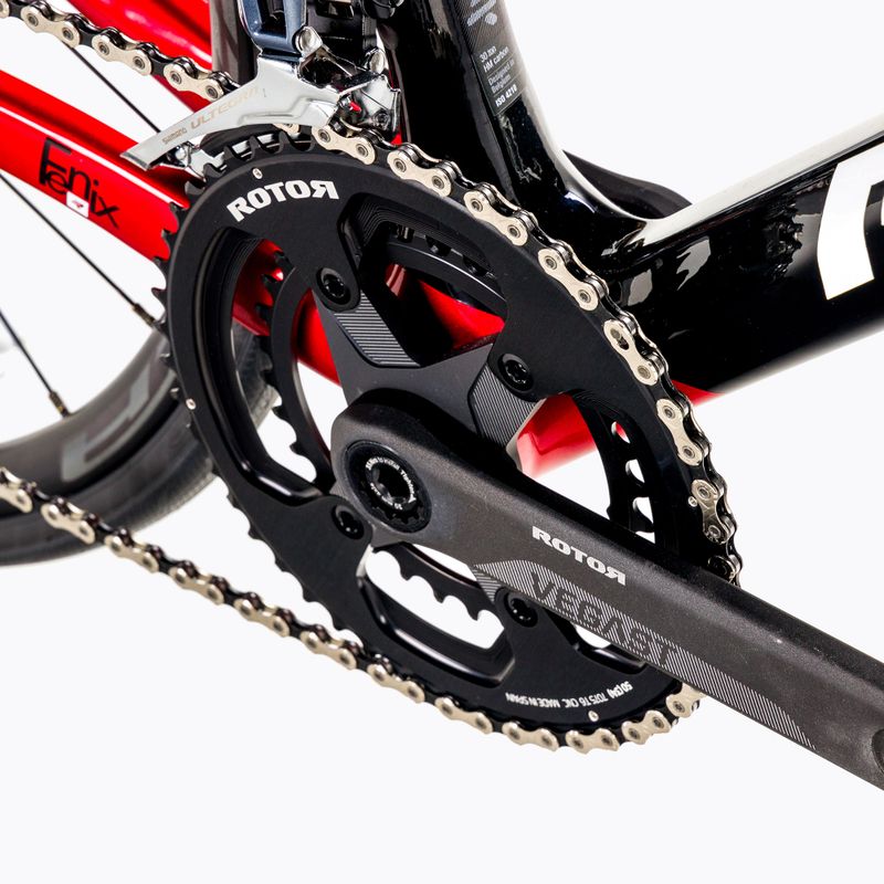 Ridley Fenix SLiC Ultegra FSD30As nero/rosso/bianco bici da corsa 4