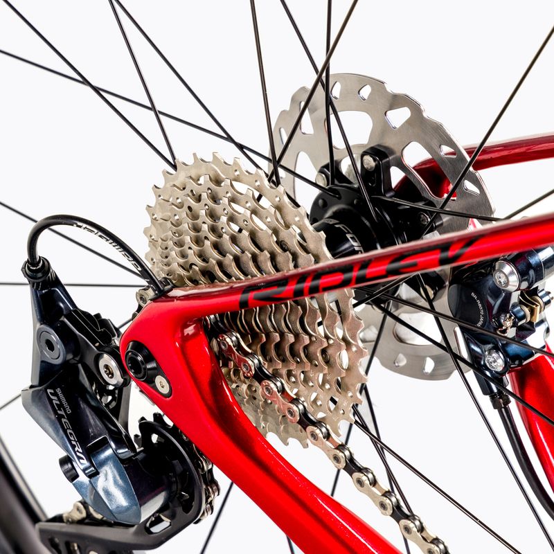 Ridley Fenix SLiC Ultegra FSD30As nero/rosso/bianco bici da corsa 5