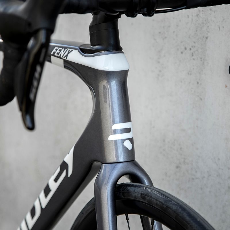 Ridley Fenix Disc 105 grigio artico/lucido bici da corsa 4