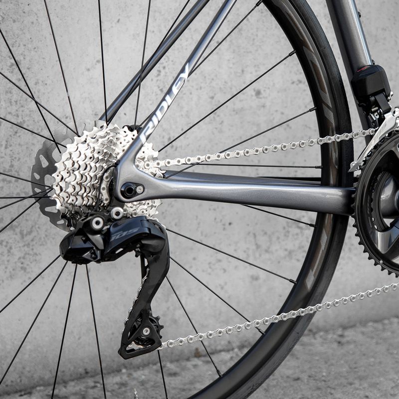 Ridley Fenix Disc 105 grigio artico/lucido bici da corsa 12