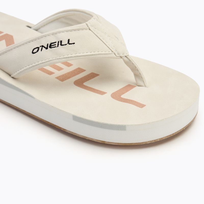 Infradito O'Neill Jacky Low da donna, bianco brillante 7