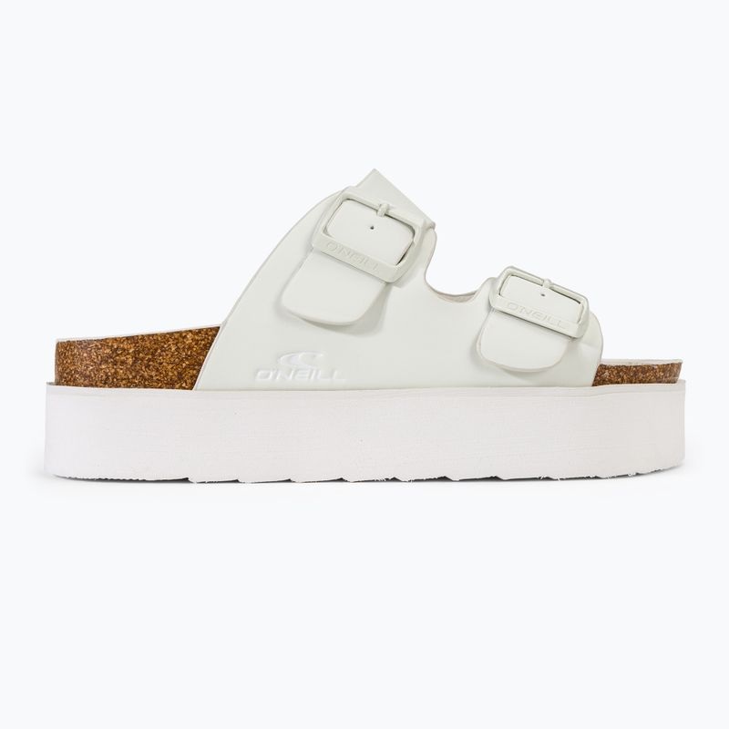 Infradito O'Neill Platform Low da donna, colore bianco sporco 2