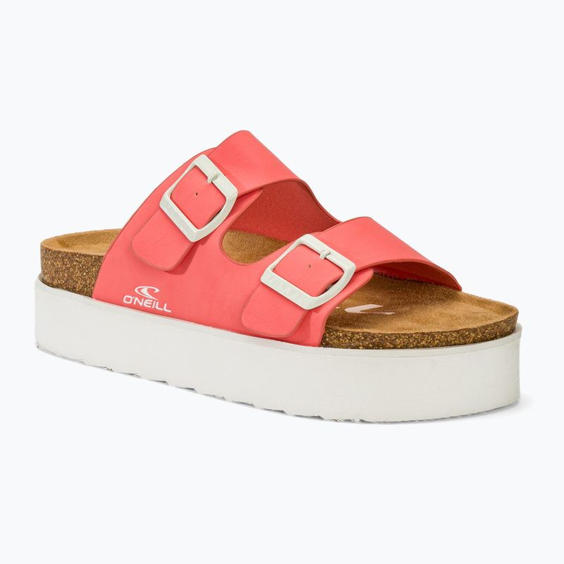 Infradito O'Neill Platform Low da donna, colore corallo