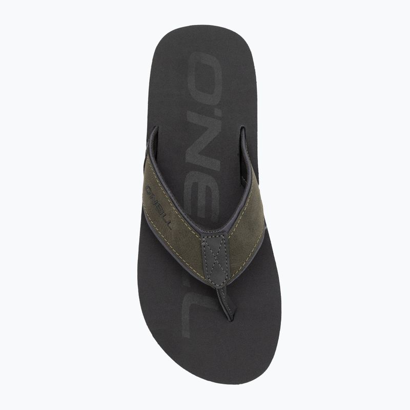 O'Neill Mick Flipflop Low da uomo, infradito verde petrolio 5