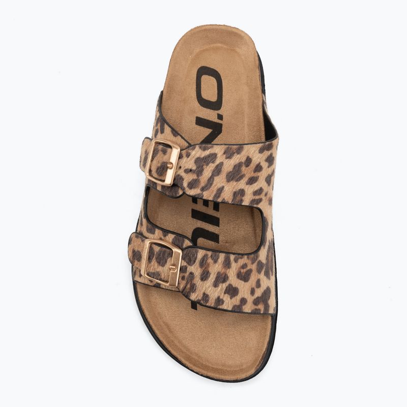 Ciabatte da donna O'Neill Sandy Low leopard 5