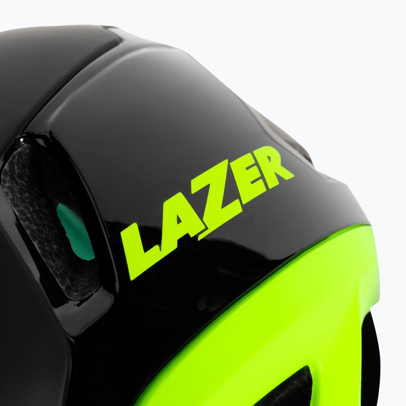 Casco da bicicletta Lazer Vento KC nero flash/giallo 7