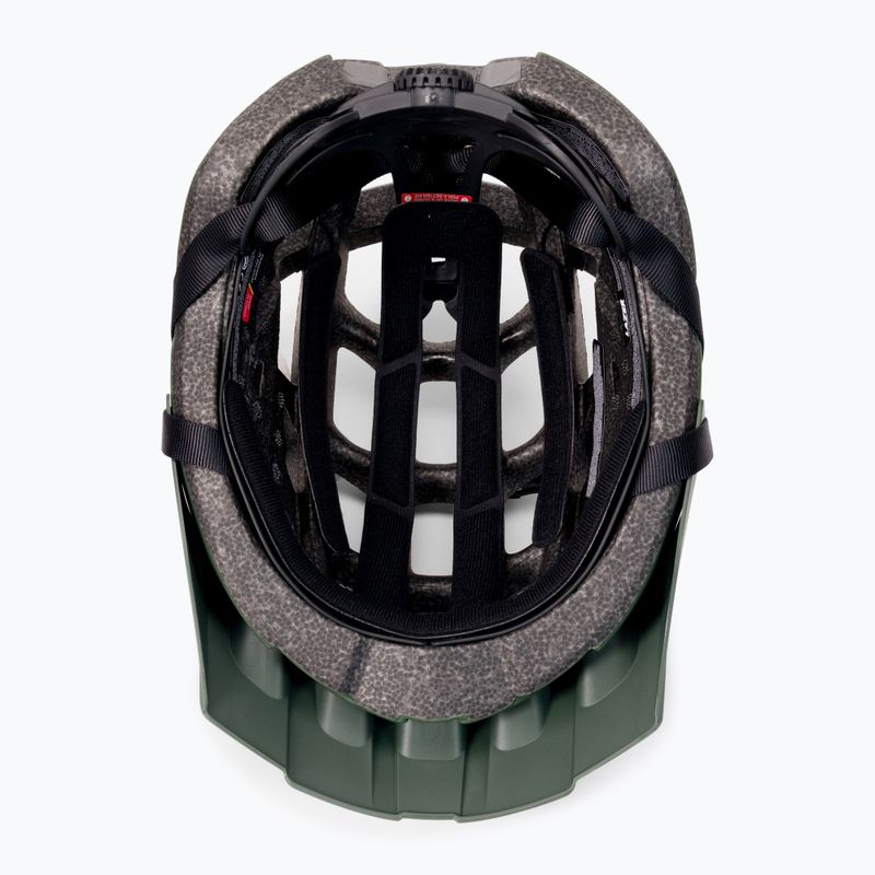 Casco da bicicletta Lazer Roller scuro/verde opaco 5