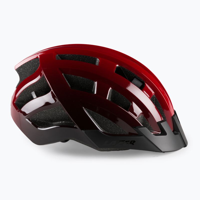 Casco da bicicletta Lazer Comp DLX rosso/nero 3