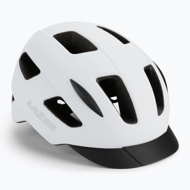 Casco da bicicletta Lazer Lizard+ bianco opaco