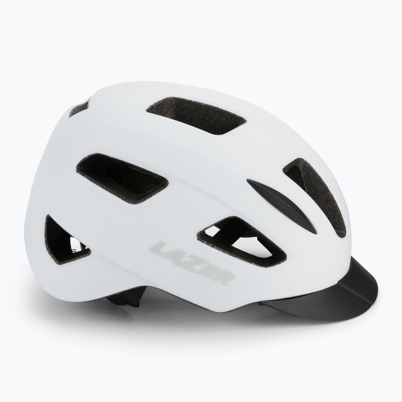 Casco da bicicletta Lazer Lizard+ bianco opaco 2