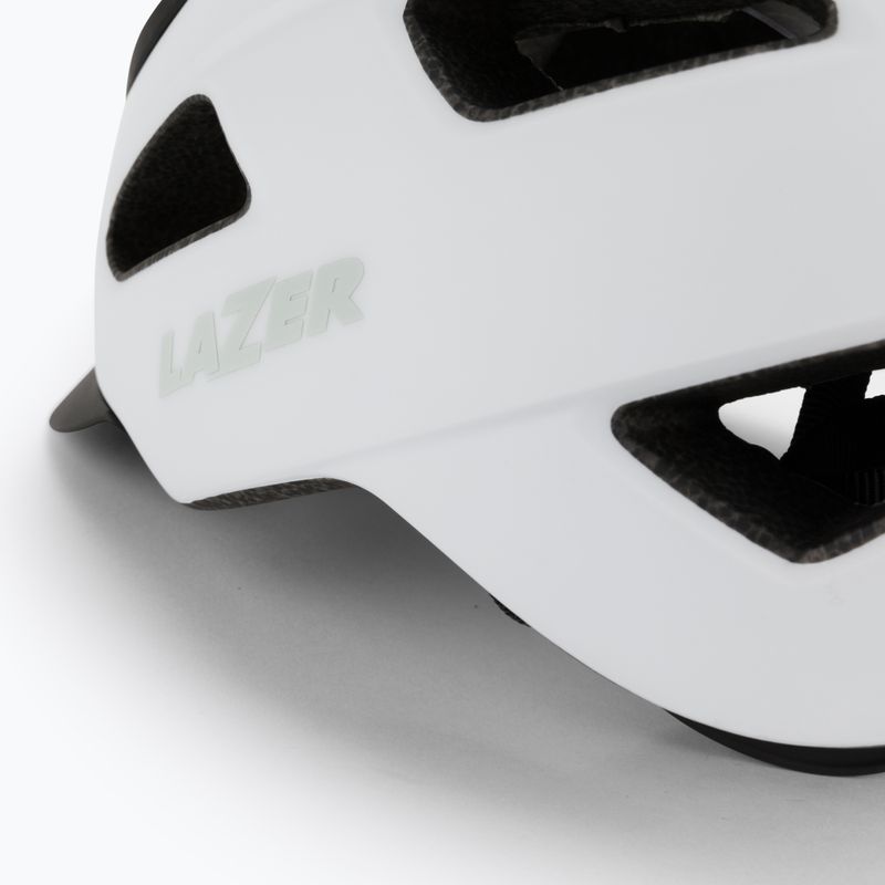 Casco da bicicletta Lazer Lizard+ bianco opaco 7