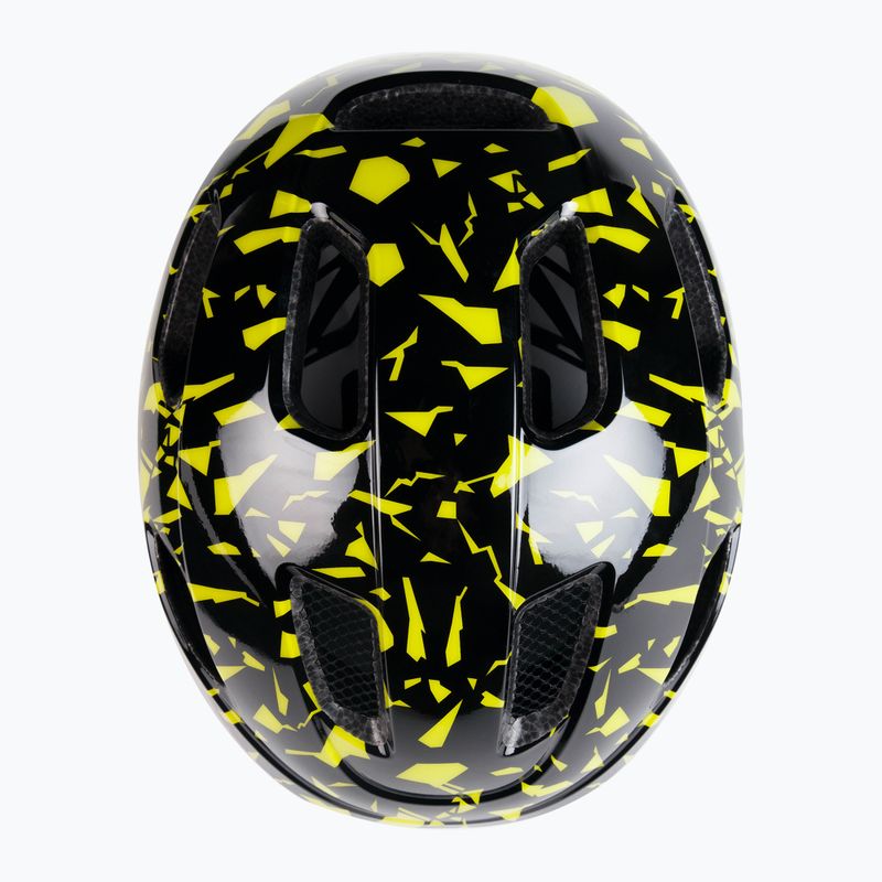 Casco da bicicletta per bambini Lazer Nutz KC nero flash/giallo 6