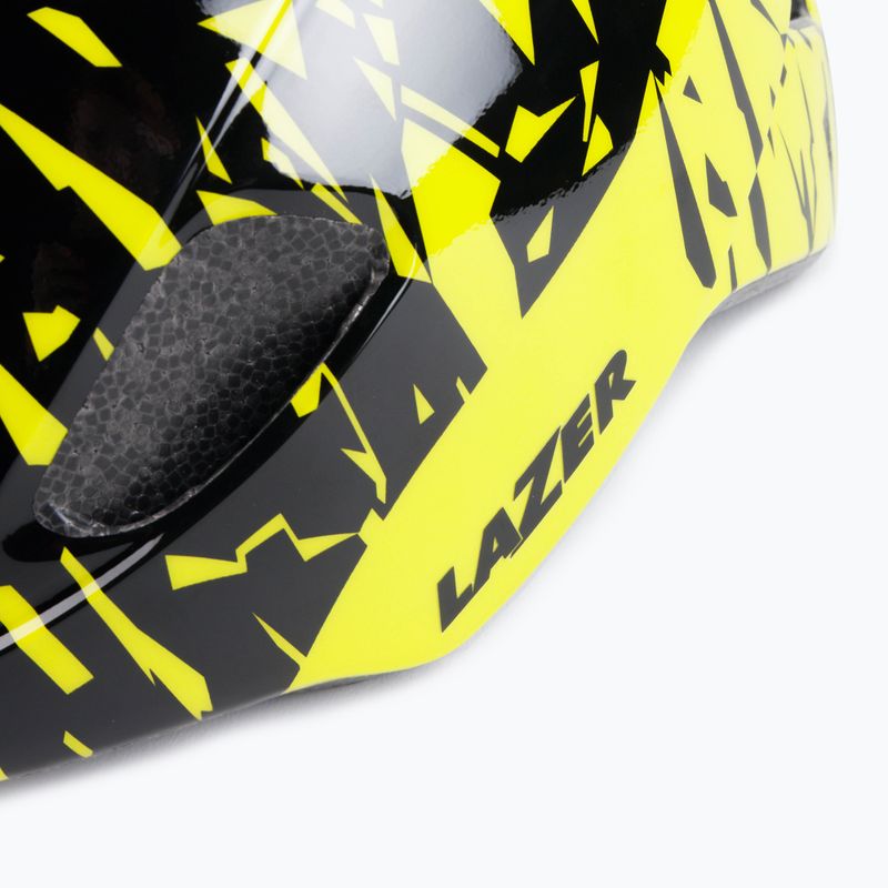 Casco da bicicletta per bambini Lazer Nutz KC nero flash/giallo 7