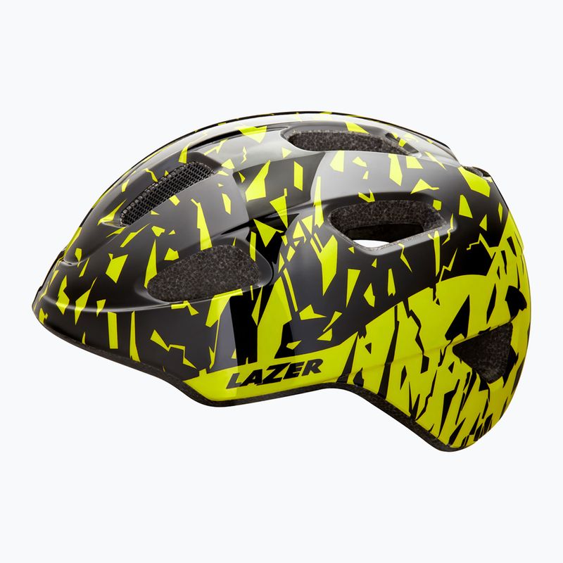 Casco da bicicletta per bambini Lazer Nutz KC nero flash/giallo 8