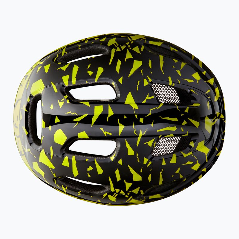 Casco da bicicletta per bambini Lazer Nutz KC nero flash/giallo 12