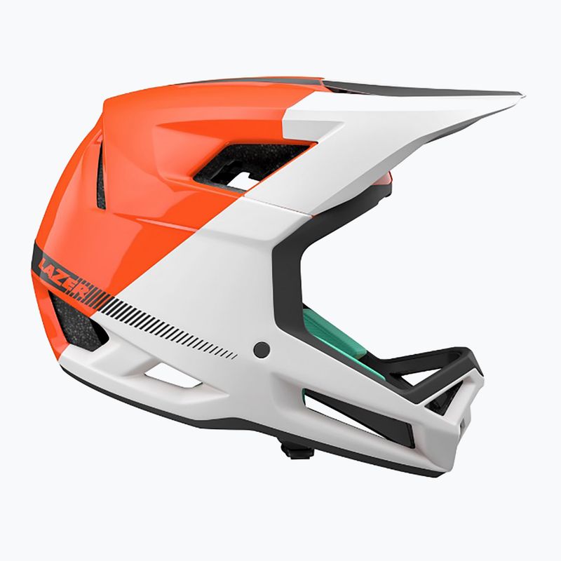 Casco da bicicletta Lazer Cage KinetiCore arancione